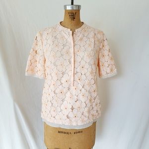 DVF lace top